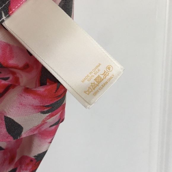 Kate Spade Rose Floral 100% Silk Pleated Skirt - Picture 8 of 11